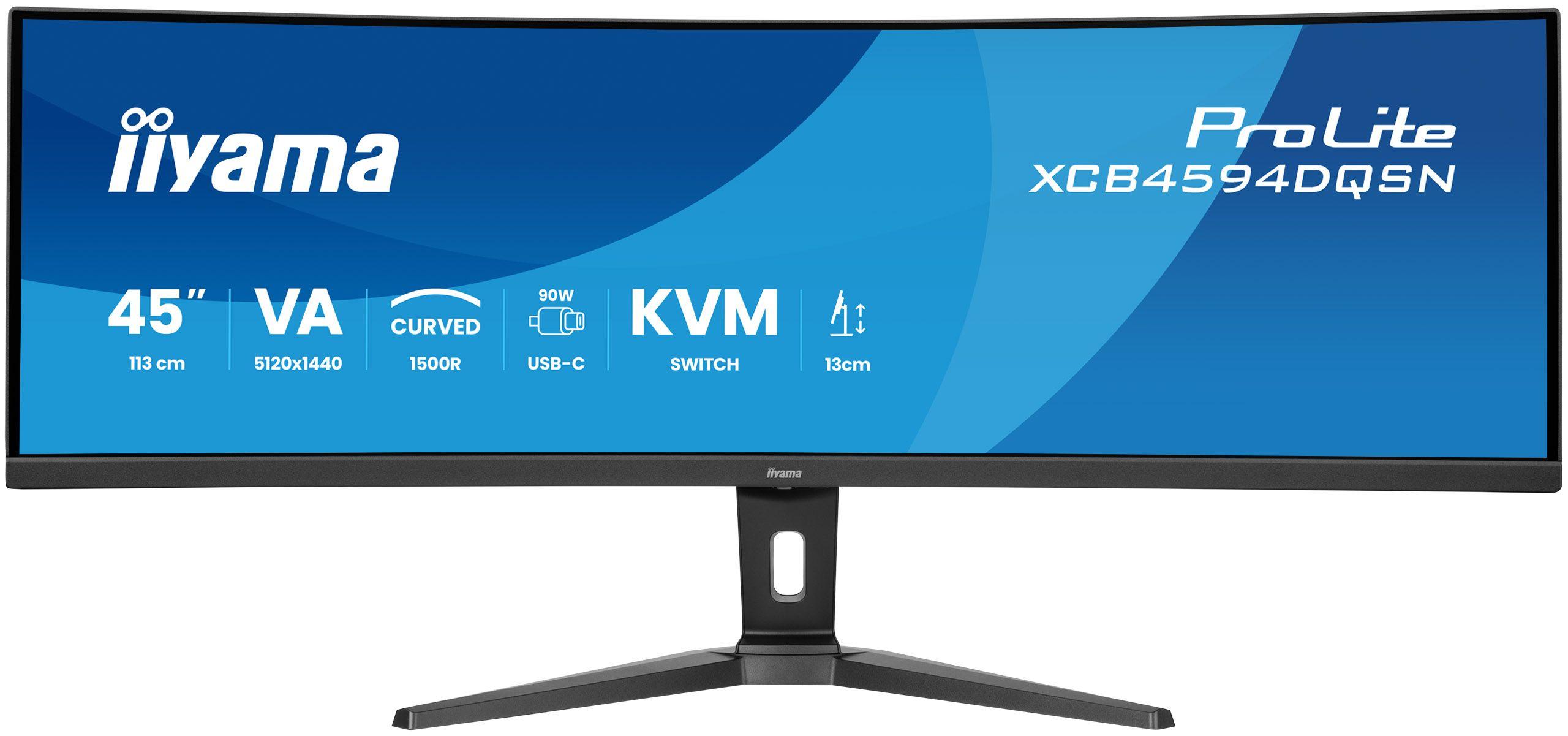 Monitor IIYAMA XCB4594DQSN-B1 (44,5" - VA - 165 Hz - Preto), miniatura 2