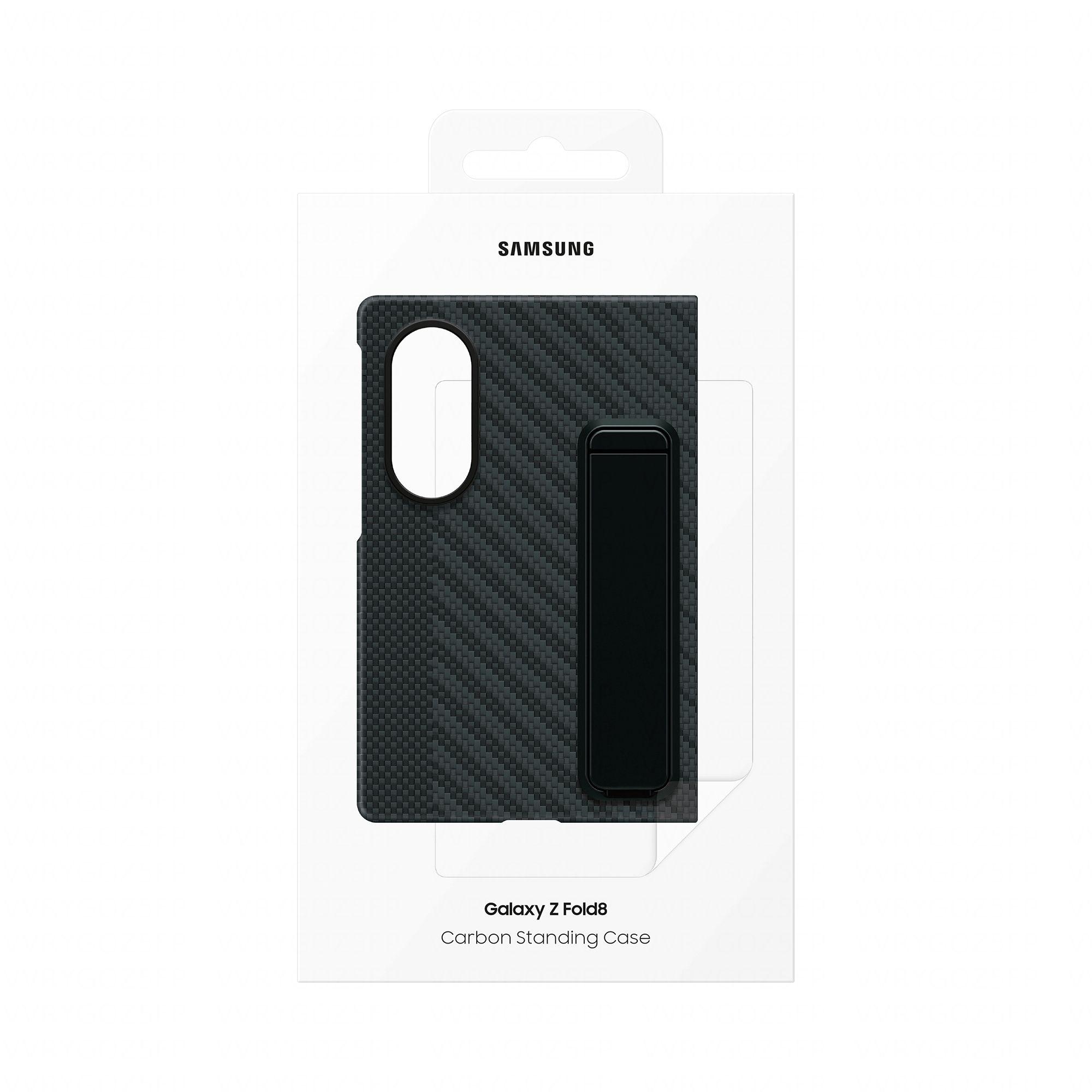 Capa SAMSUNG Carbon Standing Case Galaxy Z Fold8 (Carbono - Preto) — miniatura 6