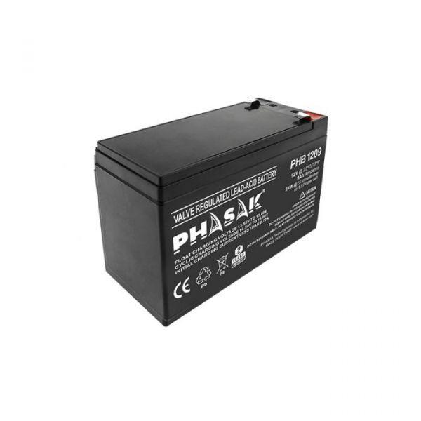 Bateria UPS PHASAK PHB 1209 (F2 - Preto) — miniatura 2