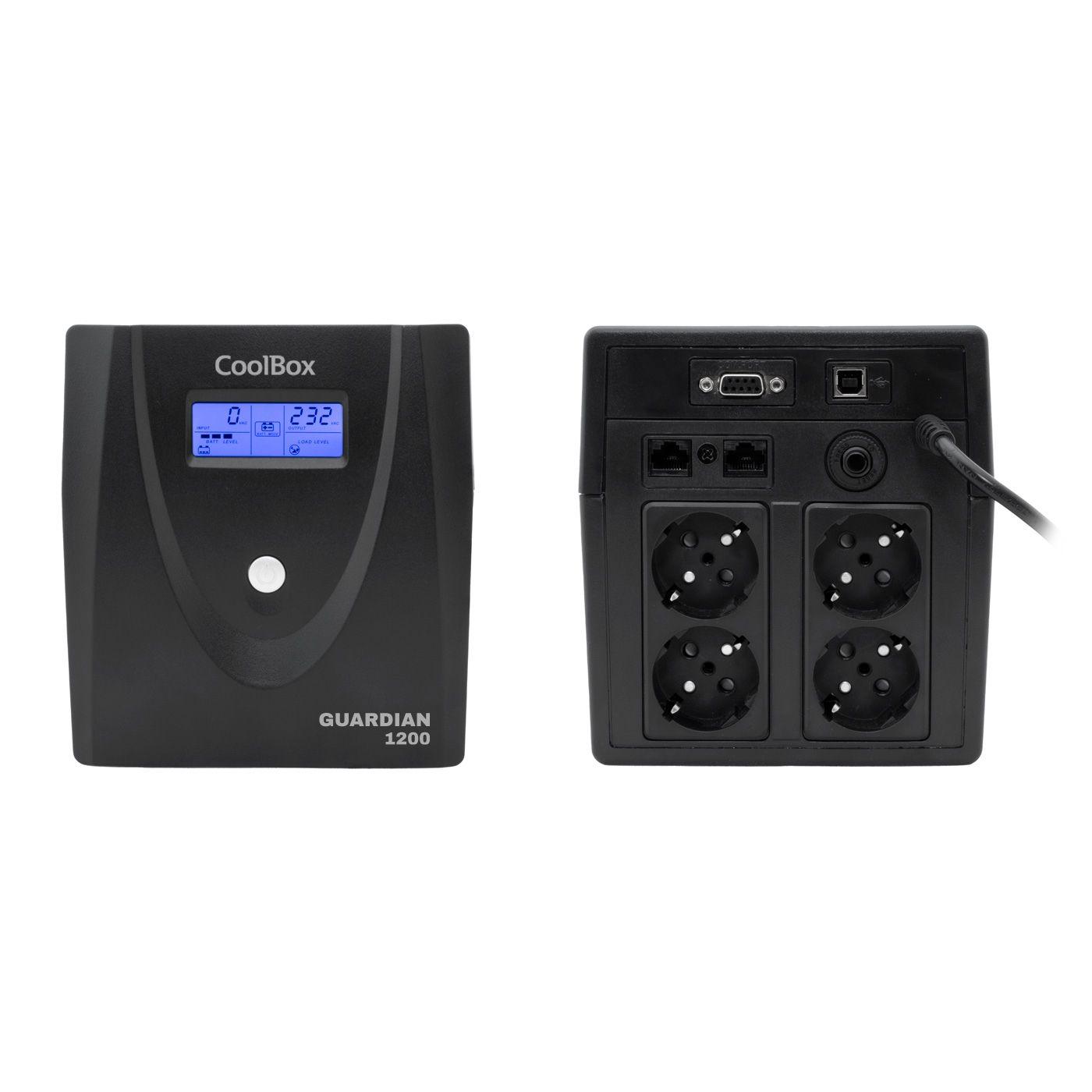SAI COOLBOX Guardian 3 (Cabo USB - Escritório/Casa - Preto), miniatura 2