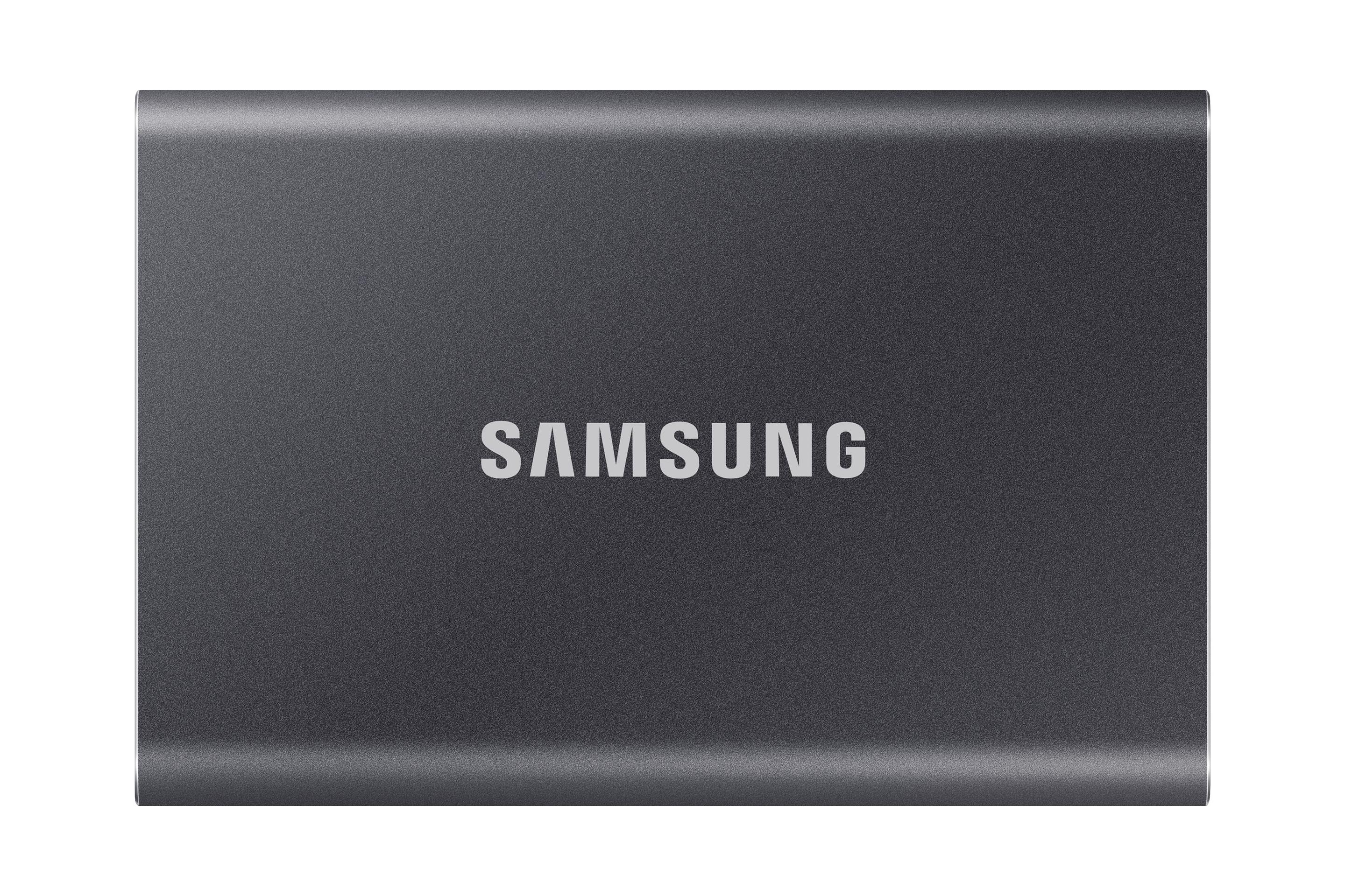 SSD SAMSUNG Portable SSD T7 (2 TB - 2.5" - USB 3.2 - Cinzento)