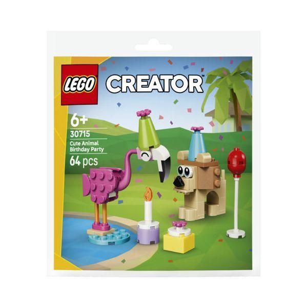 LEGO 30715 Creator Festa de Aniversário com Animais Adoráveis (6+ anos - 64 peças) — miniatura 3