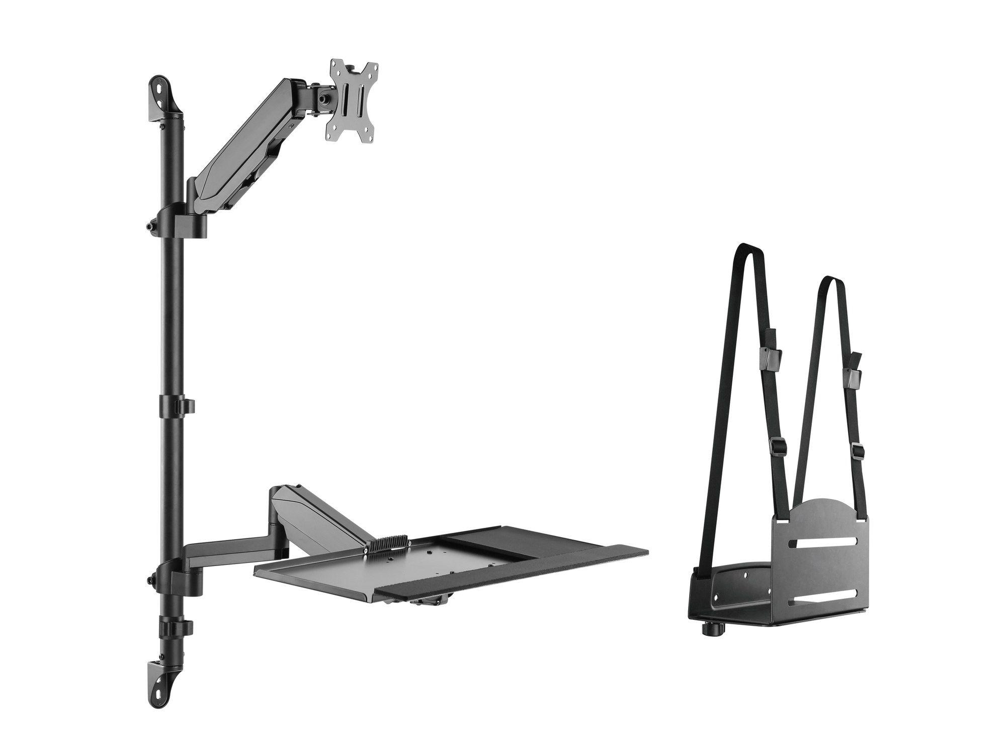Posto de Trabalho de Parede para Monitor EQUIP 650170 (81,3 cm - Preto)