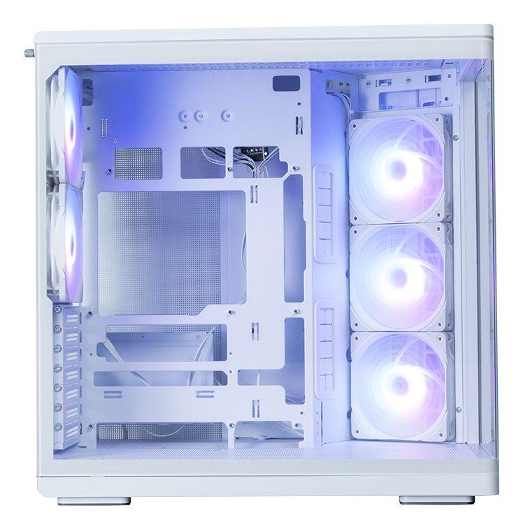 Caixa PC ZALMAN P60 White (ATX, Mini-ITX - Midi Tower - Plástico, aço, vidro temperado - Branco) — miniatura 8