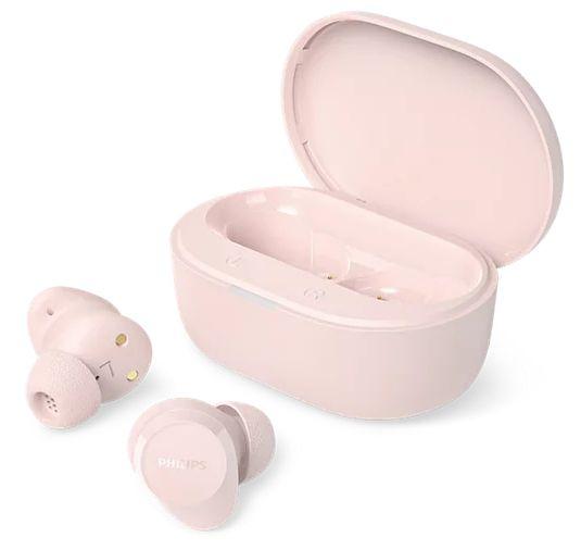 Auscultadores PHILIPS TAT1300PK (Binaural - Sem fios - Intra-aural - Rosa)