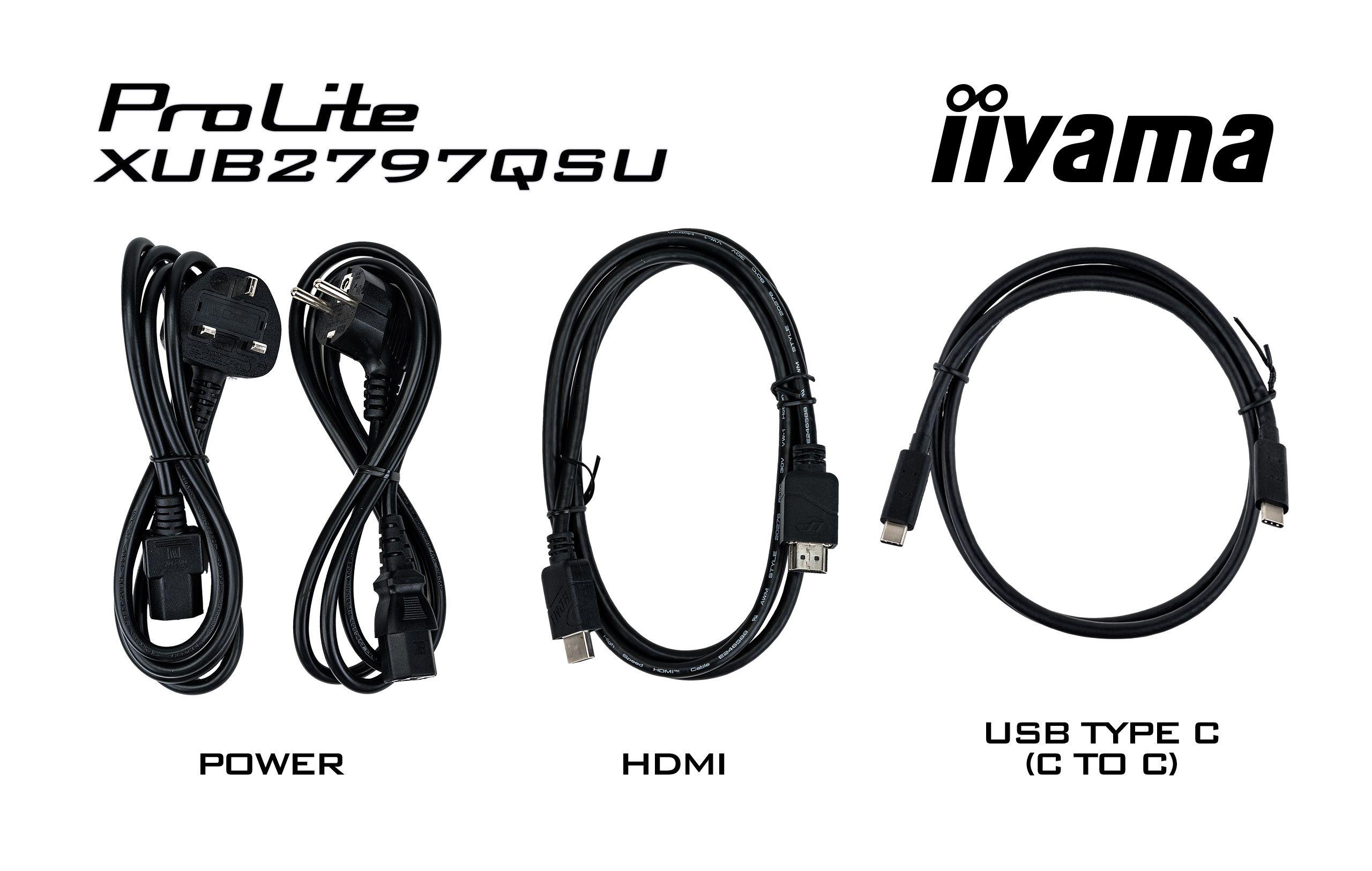 Monitor IIYAMA XUB2797QSU-W2 (27" - IPS - 100 Hz - Branco) — miniatura 10