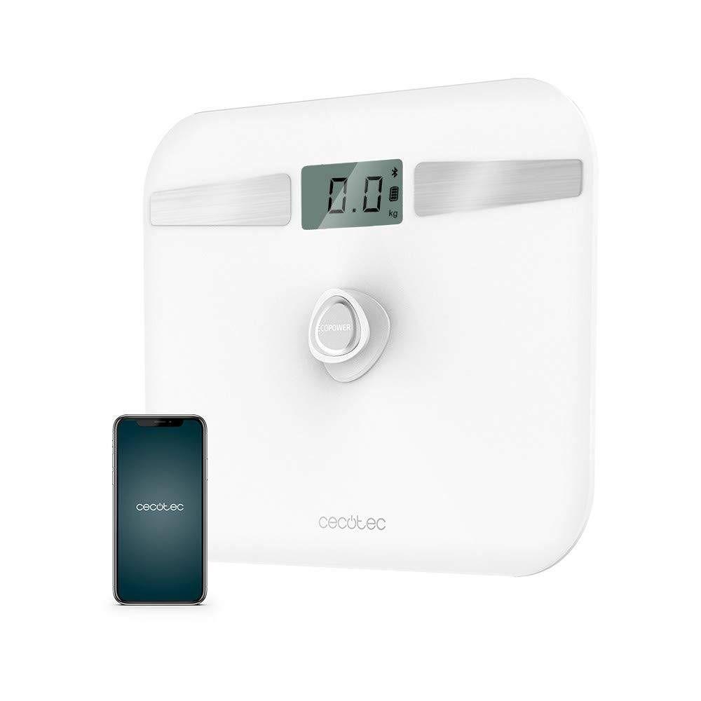 Balança Pessoal Eletrónica CECOTEC Surface Precision EcoPower 10200 Smart Healthy (Vidro temperado - Branco) — miniatura 2