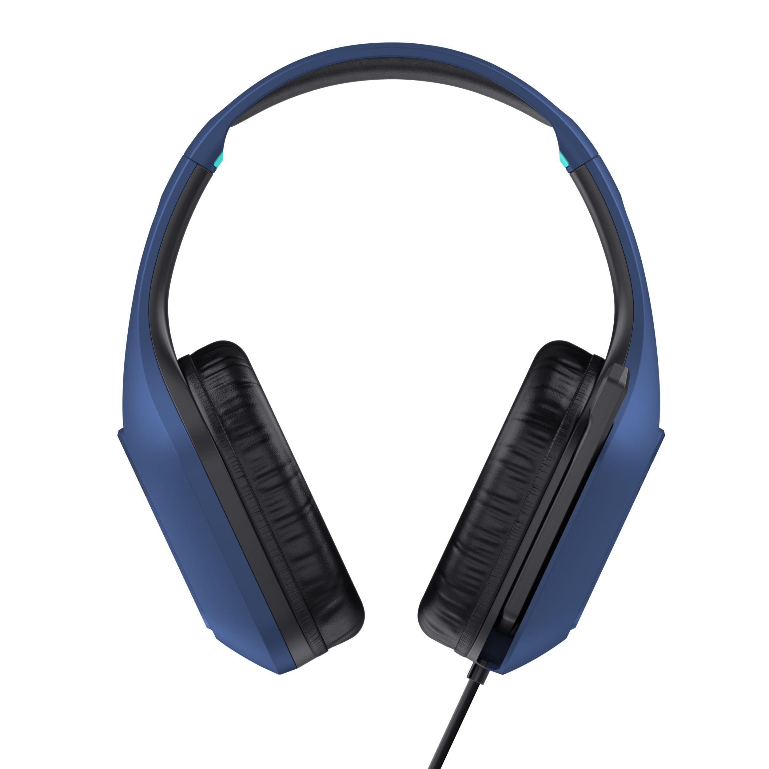 Headset Gaming TRUST GAMING GXT 415B Zirox (Binaural - Com fios - Circum-aural - Azul), miniatura 5