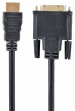Cabo HDMI para DVI GEMBIRD CC-HDMI-DVI-15 (4,5 m - DVI-D - Preto)