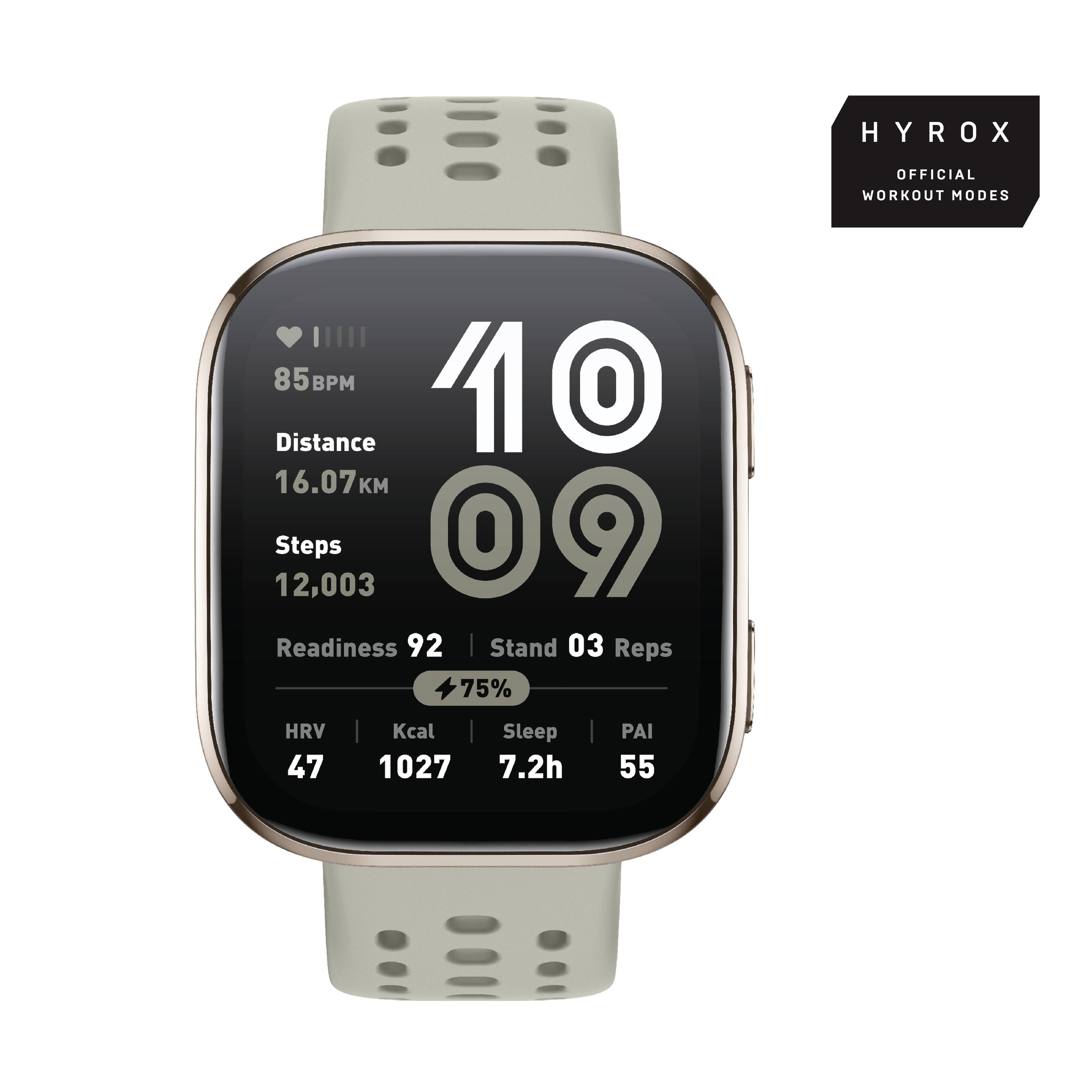 Smartwatch AMAZFIT Bip 6 (Quadrado - Amazfit OS - OLED - Cinzento)