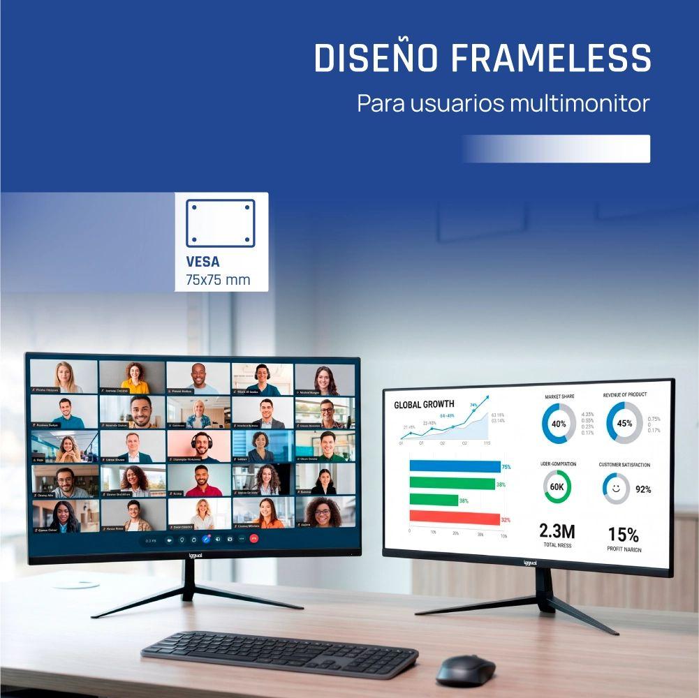 Monitor IGGUAL ML21S (21,5" - IPS - 120 Hz - Preto) — miniatura 6