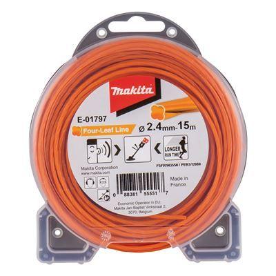 Fio de Nylon para Roçadora MAKITA E-01797 (Laranja), miniatura 2