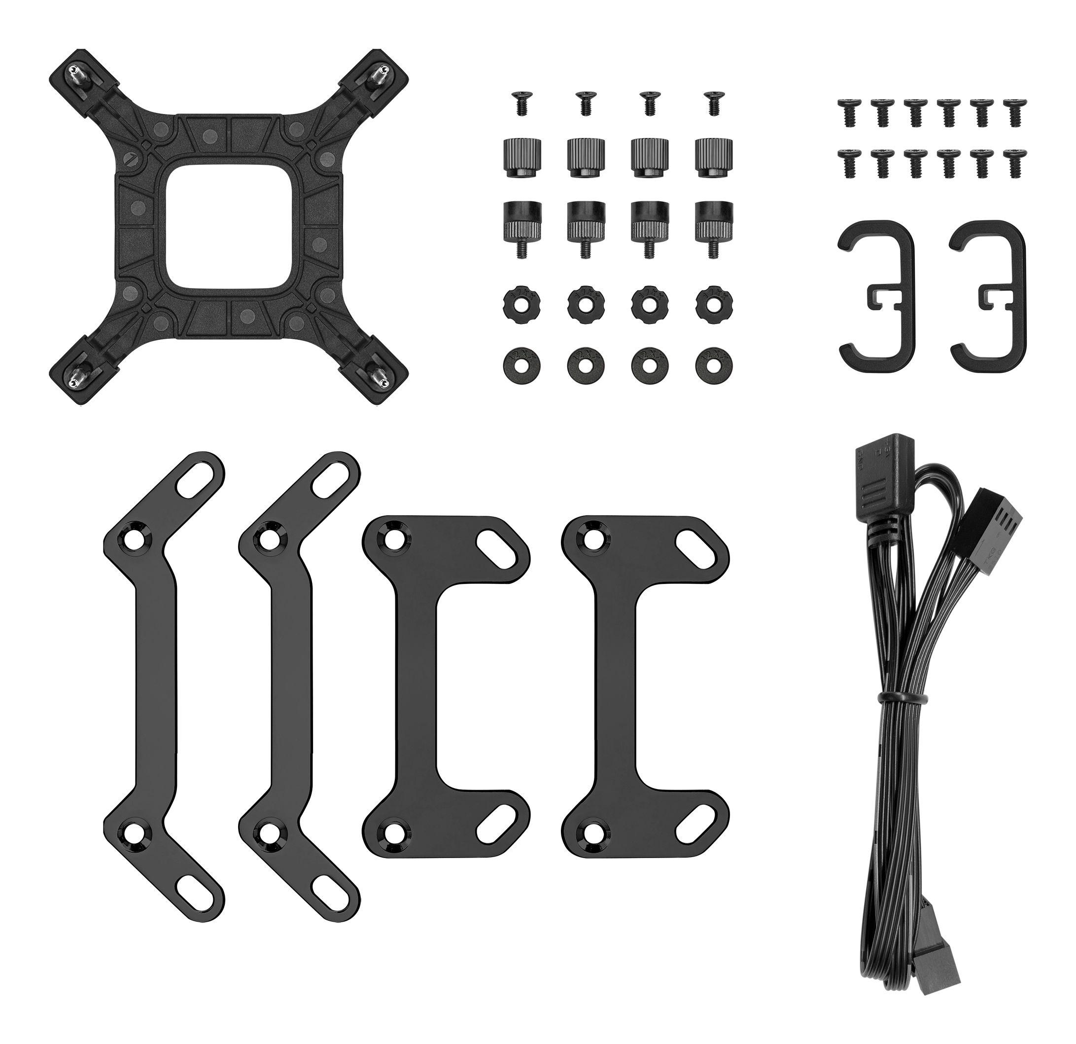 Kit de Refrigeração Líquida DEEPCOOL LT360 Vision ARGB (12 cm - 2500 RPM - Multi - Preto) — miniatura 7