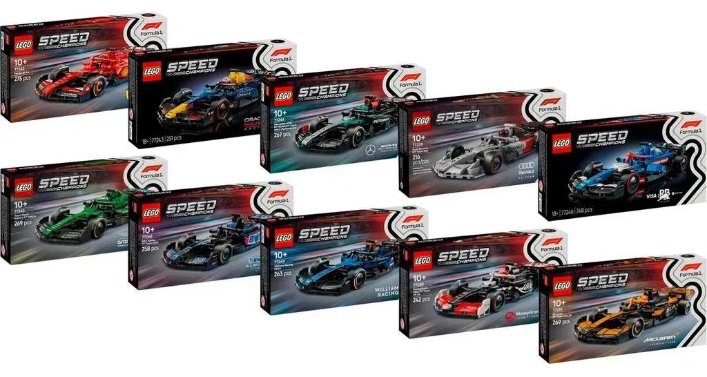 Conjunto LEGO Speed Champions Fórmula 1 (2558 peças)