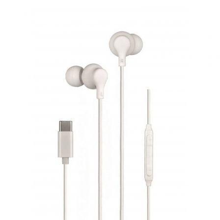 Auscultadores Intra-auriculares DAEWOO DW2016 (USB Tipo-C - Branco)