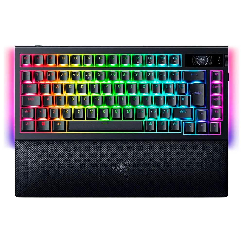 Teclado RAZER BlackWidow V4 Pro 75% (Inglês - Razer Green - USB + RF Wireless + Bluetooth - Preto) — miniatura 2