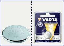 Pilha de Botão de Lítio VARTA CR1620 (3V - 1 Unidade)