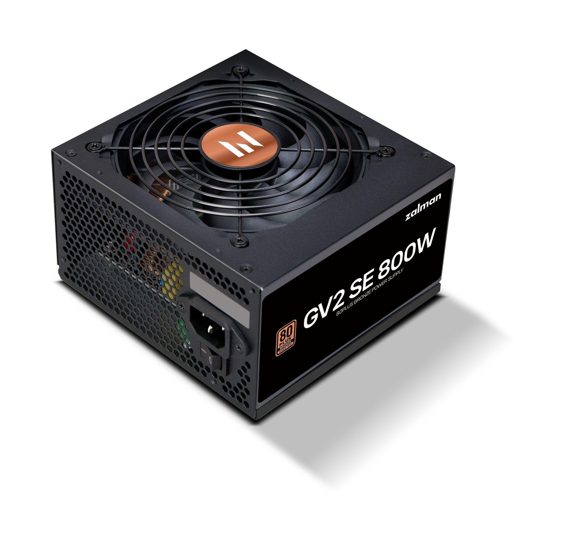 Fonte de Alimentação ZALMAN ZM800-GV2SE (ATX - 800 W - 80 PLUS Bronze - Preto)