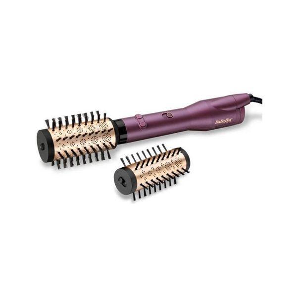 Escova Modeladora de Ar Quente BABYLISS AS950E (Cerâmico - Preto, Rosa Dourado e Violeta)