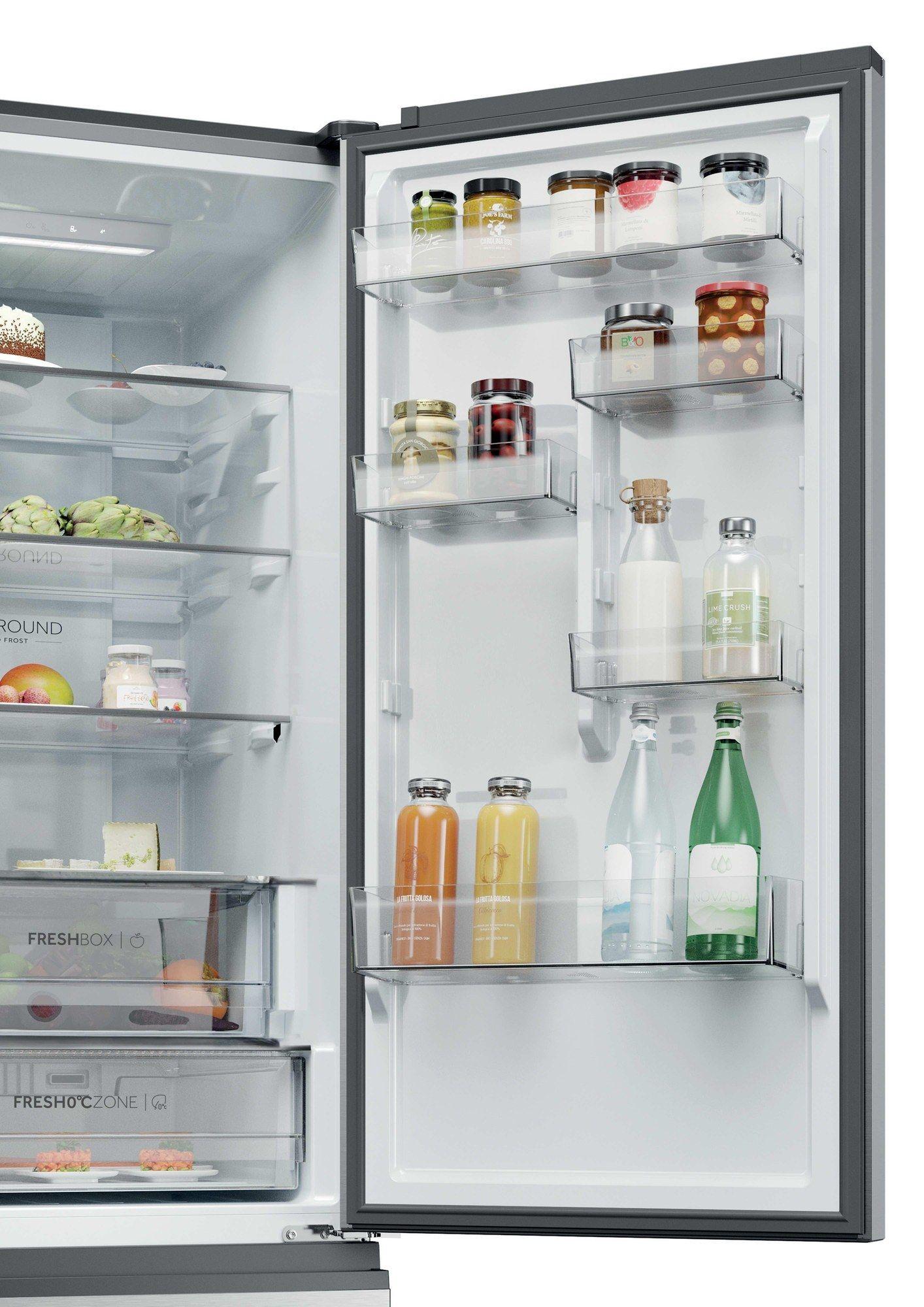 Frigorífico Combinado Independente HAIER HTR3620ENMG (414 l - 205x59,5x66,7 cm - 205 cm - Prateado) — miniatura 9