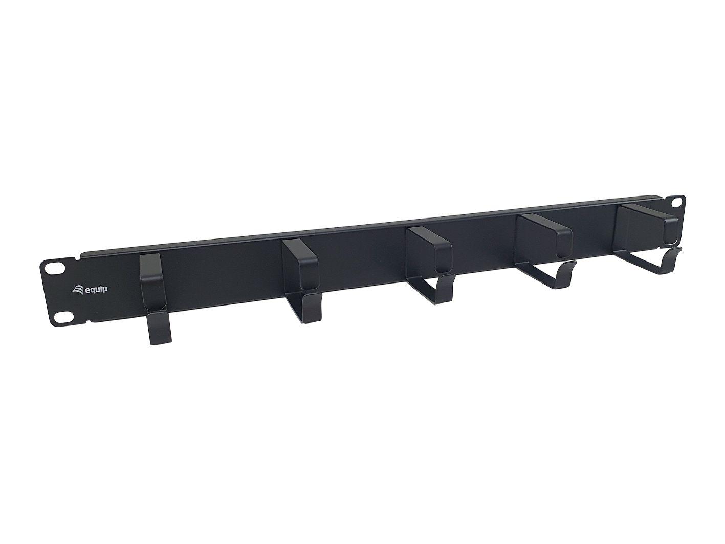 Painel de Gestão de Cabos EQUIP 327319 (19" - 1U - 5 Suportes - Preto), miniatura 3