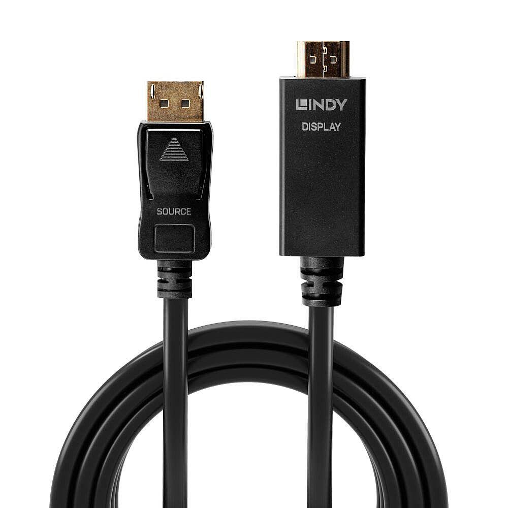 Cabo DisplayPort para HDMI LINDY 36922 (2 m - DisplayPort, macho - HDMI Type A - Preto), miniatura 2