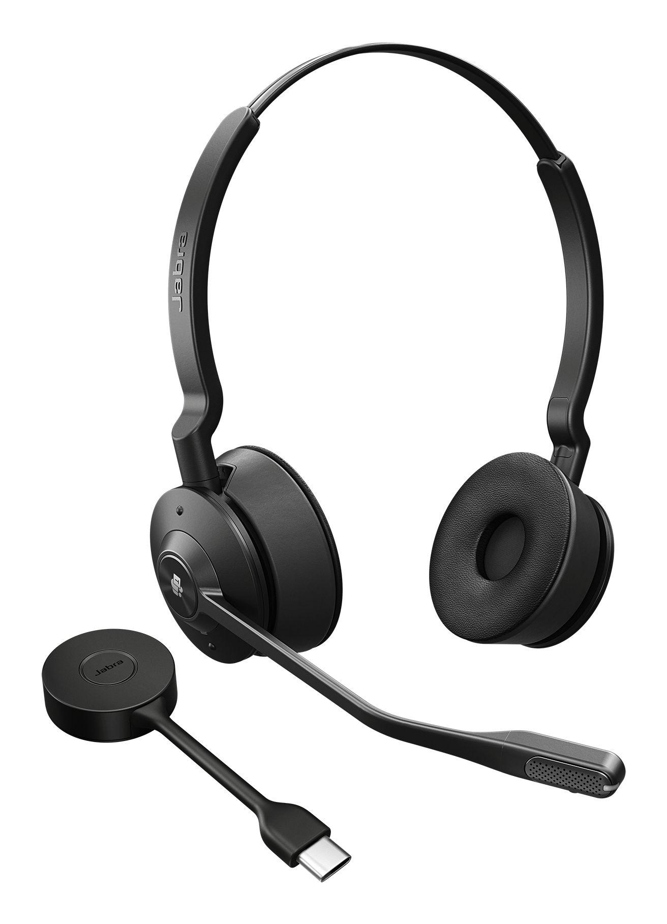 Auscultadores JABRA Engage 55 SE MS Stereo (Binaurais - Sem fios - 40-16000 Hz - Preto)