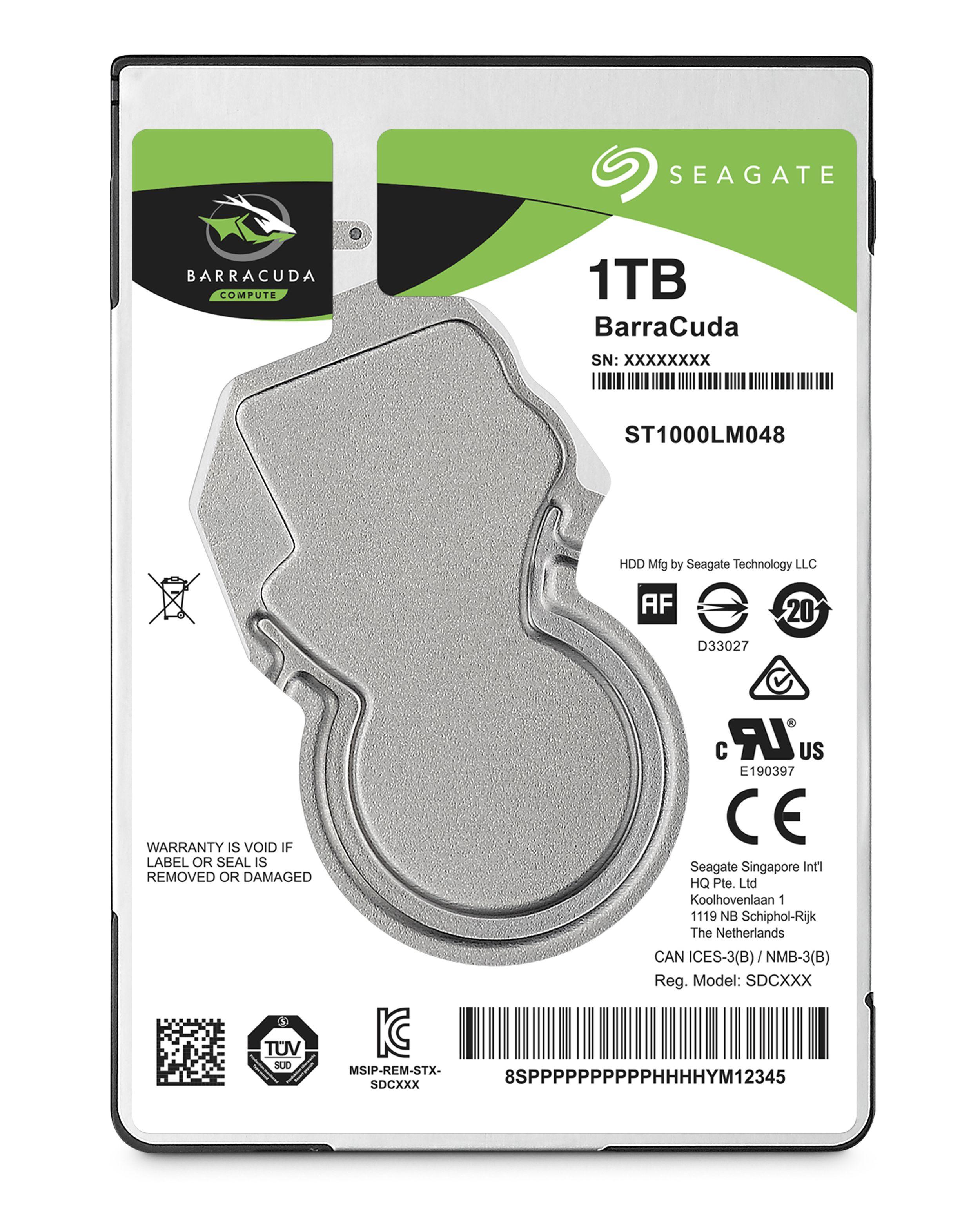 Disco Rígido Interno SEAGATE ST1000LM048 (1 TB - 2,5" - Serial ATA III)