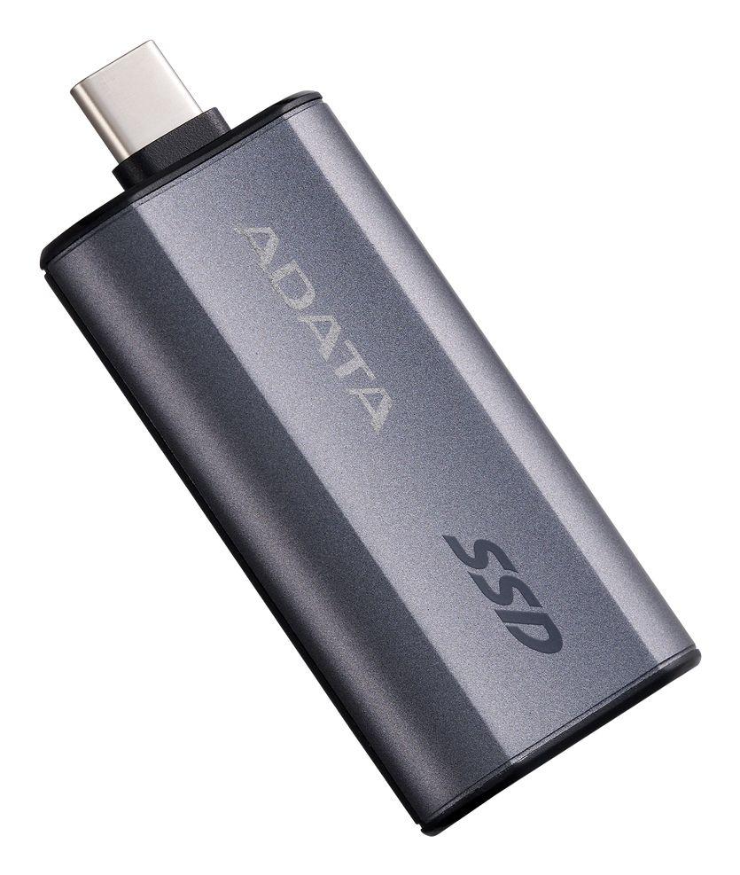 Disco SSD Externo ADATA SC750-500G-CCBK (500 GB - USB Type-C - USB-C - Cinzento)