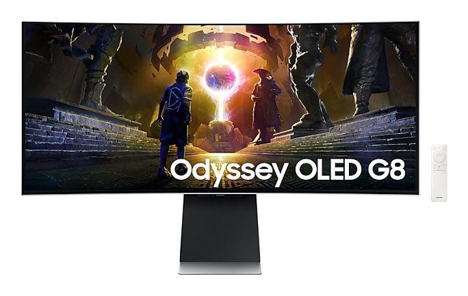 Monitor SAMSUNG Odyssey OLED G8 LS34DG850SUXDU (34" - OLED - 175 Hz - Prateado)