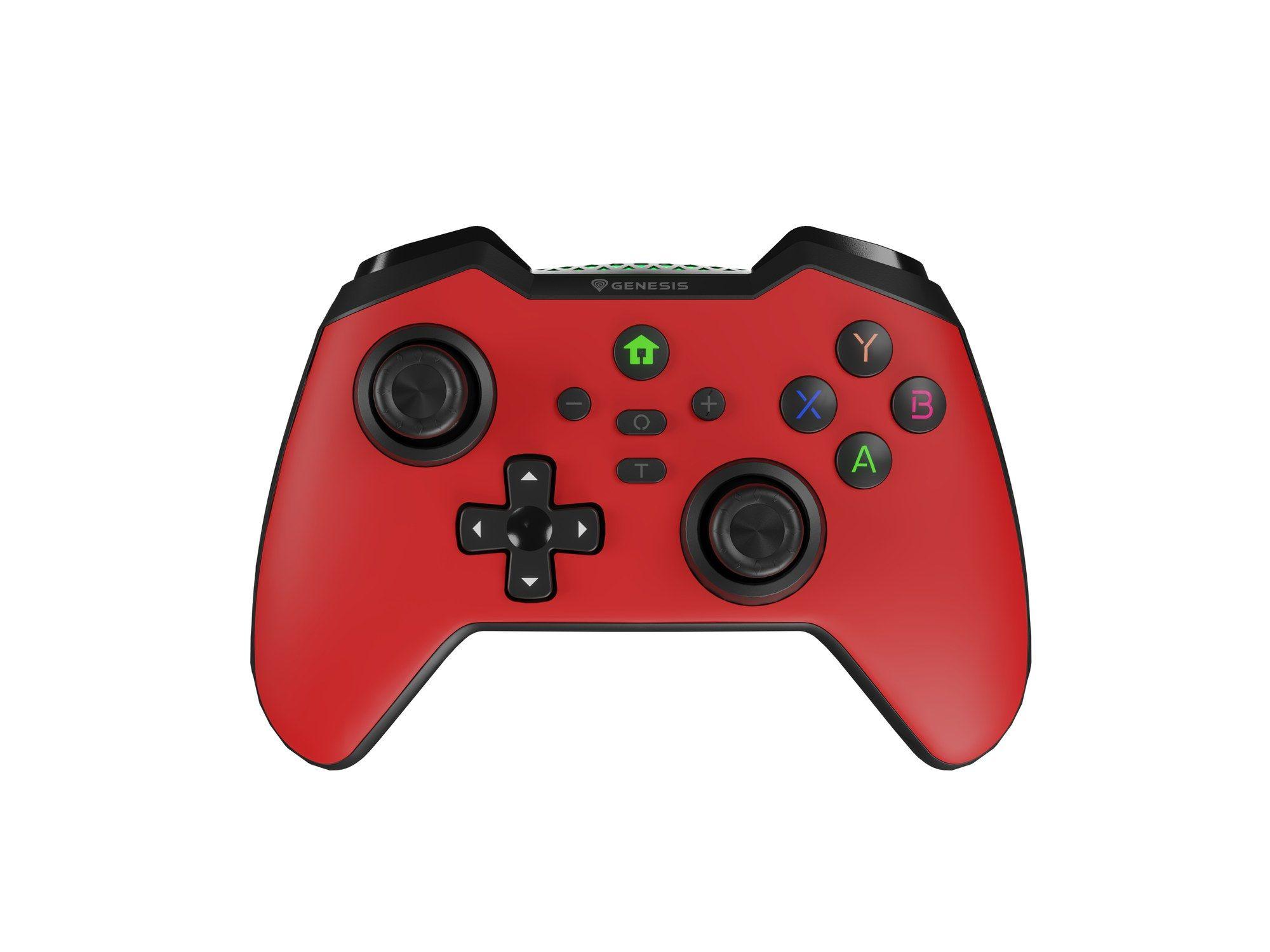 Comando Gaming GENESIS Mangan 400 (Nintendo Switch - Sem fios - Vermelho)