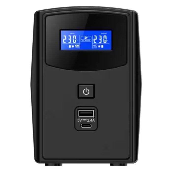 UPS PHASAK Sirius PH 7310 (USB Type-B - Schuko - Preto), miniatura 2