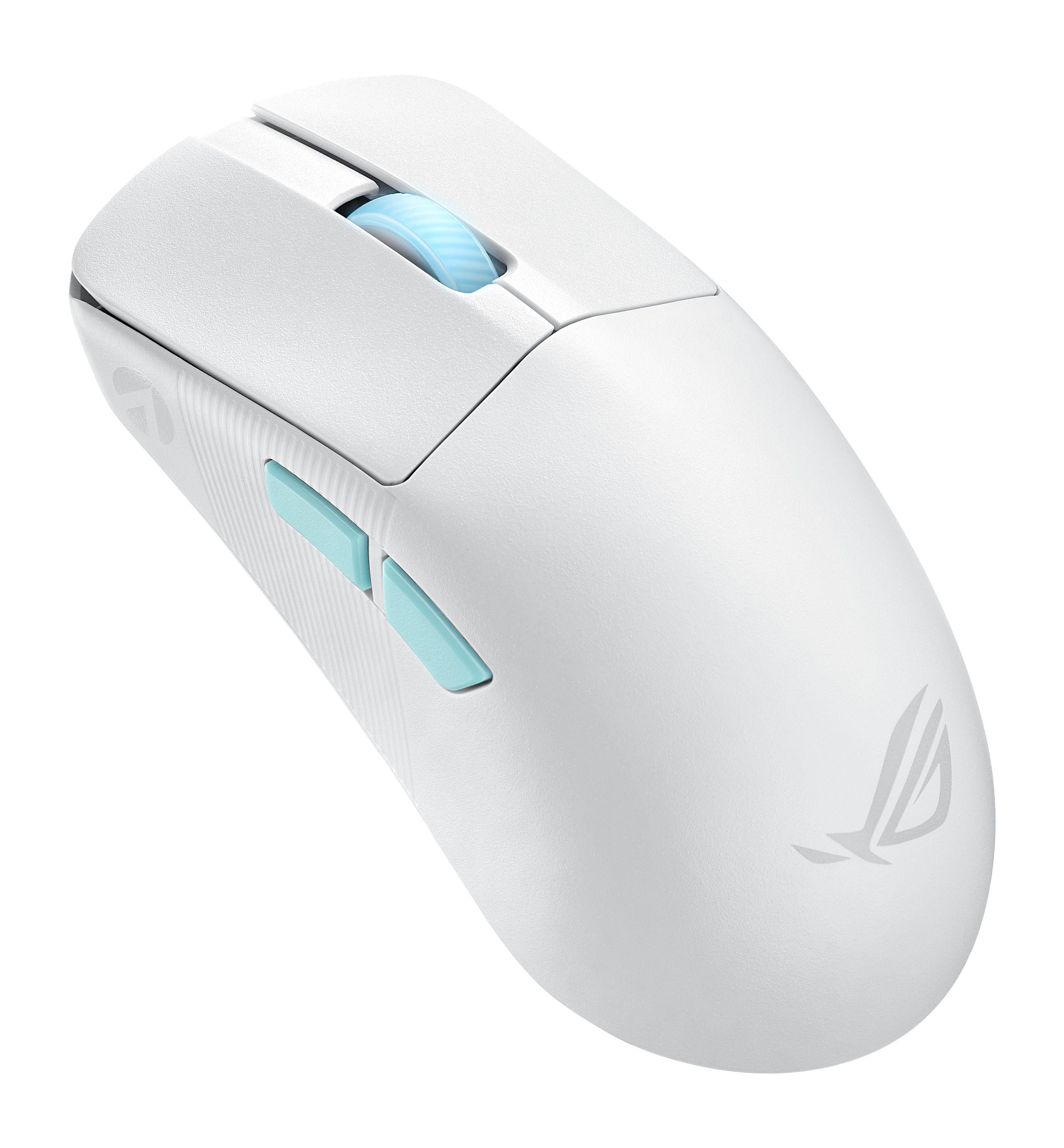 Rato ASUS ROG Harpe Ace Aim Lab Edition (Ambidestro - 36000 DPI - Opto-mecânico - Branco) — miniatura 3