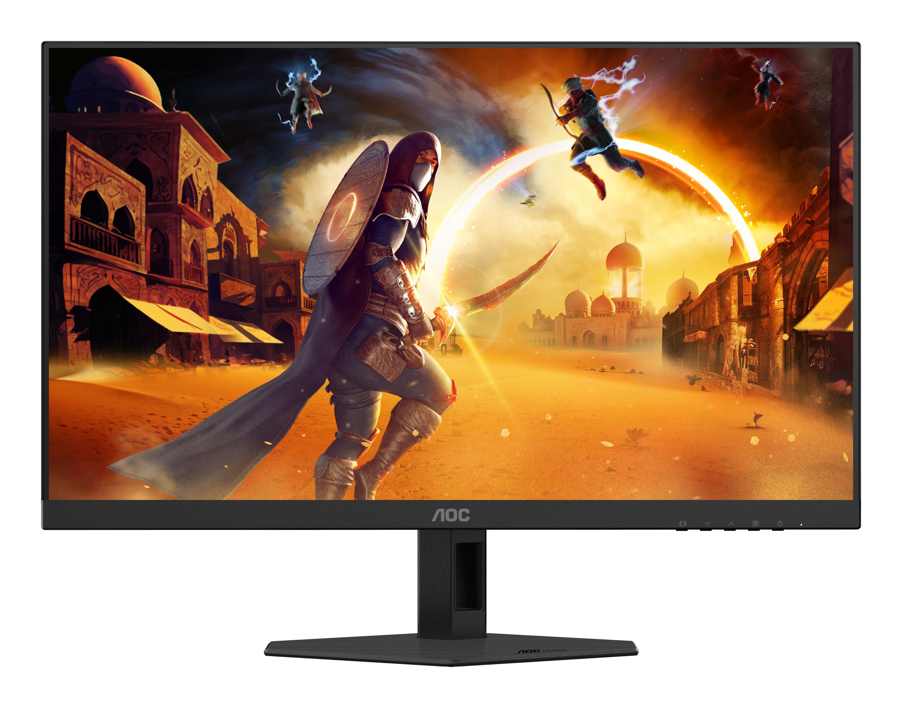 Monitor AOC 27G4HRE (27" - Fast IPS - 200 Hz - Preto e Vermelho) — miniatura 4
