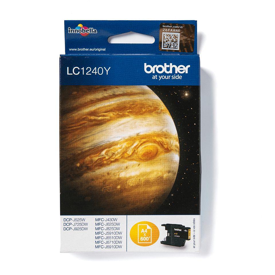 Tinteiro BROTHER LC-123Y (600 páginas - Amarelo)