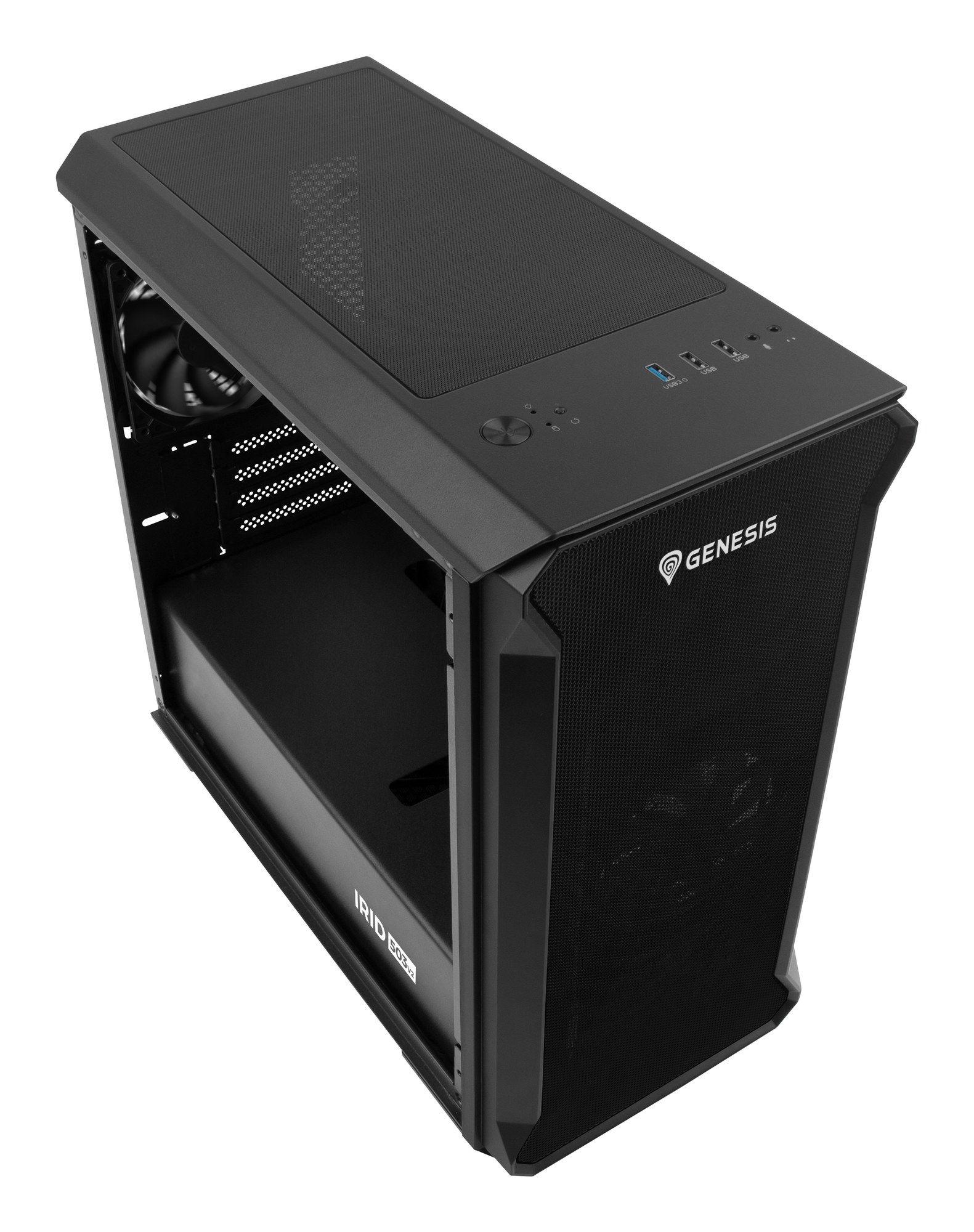 Caixa de Computador Micro Torre GENESIS Irid 503 (Micro ATX, Mini-ITX - Micro Torre - 16,3 cm - Preto) — miniatura 8