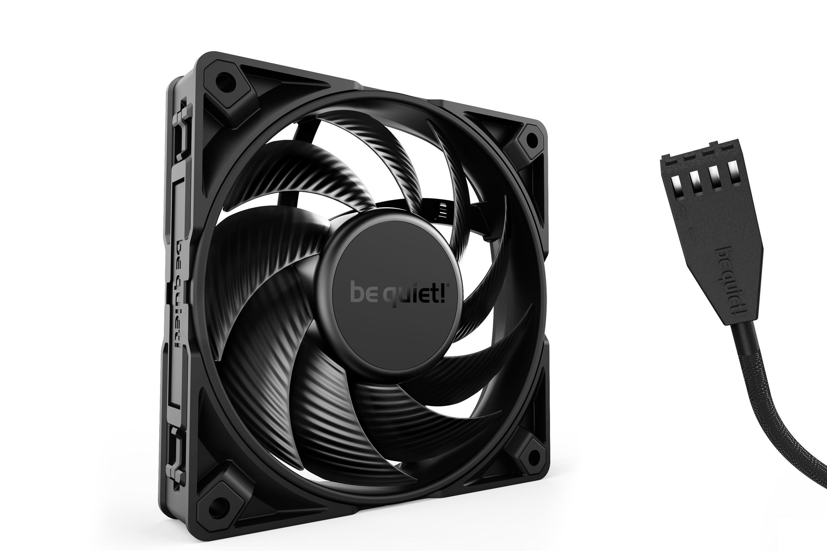 Ventoinha para Caixa de PC BE QUIET! Silent Wings Pro 4 120mm PWM (3,6 W - Preto) — miniatura 2