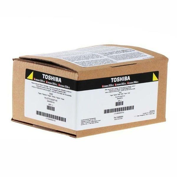Toner TOSHIBA T-FC305PY-R (3000 páginas - Amarelo), miniatura 2