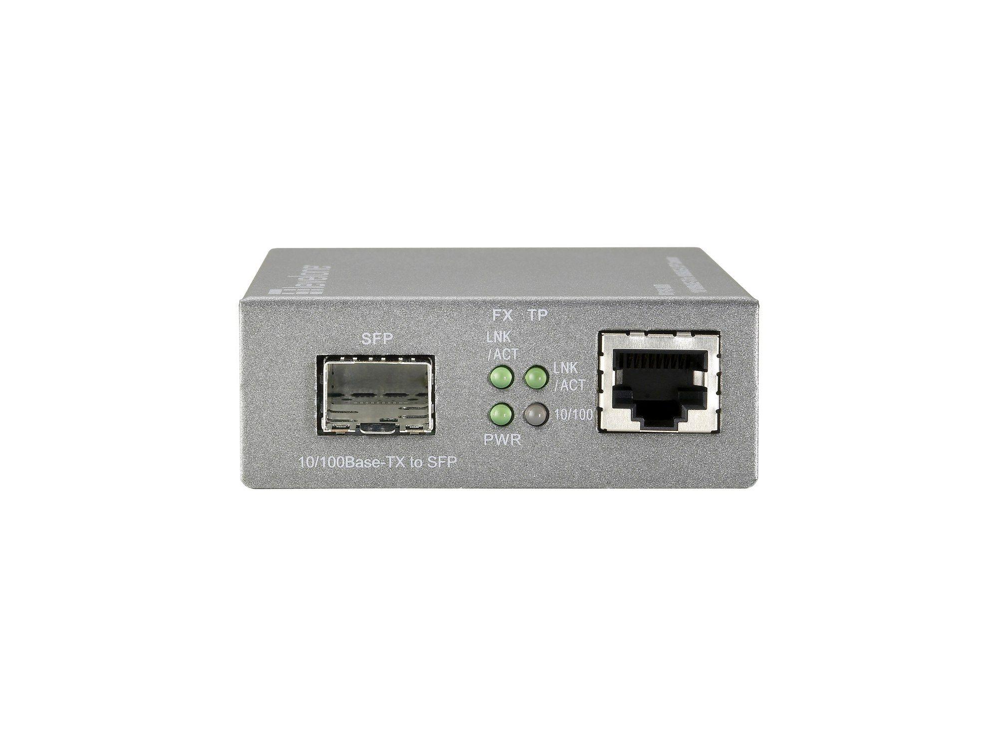 Conversor de Média de Rede LEVELONE FVS-3800 (Fast Ethernet - 100 Mbit/s - Cinzento) — miniatura 3