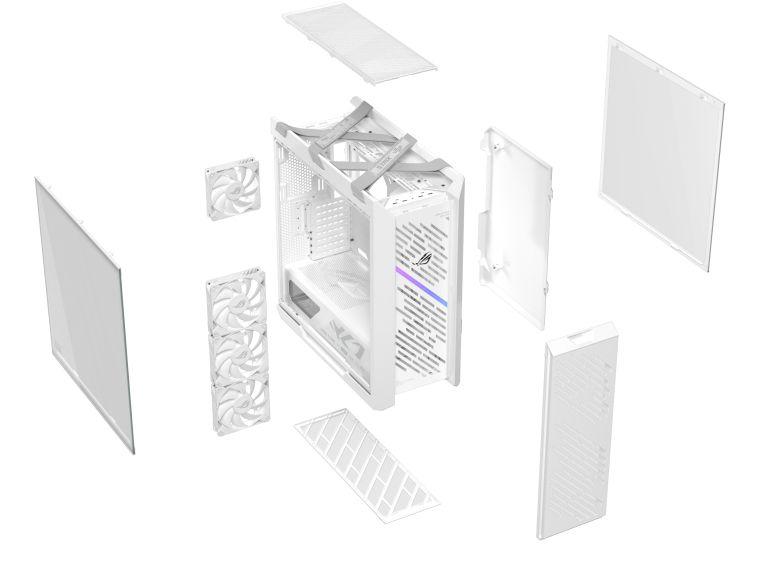 Caixa PC ASUS ROG Strix Helios II GX601S (ATX, EATX, micro-ATX, Mini-ITX - Midi Tower - EATX, Mini-ITX, ATX, micro-ATX - Branco) — miniatura 20
