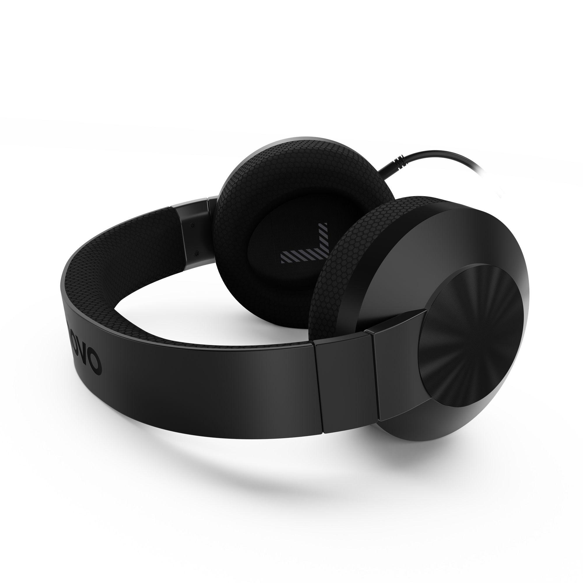 Headset Gaming LENOVO Legion H210 (Binaural - Com fios - Sobre a orelha - Preto), miniatura 4