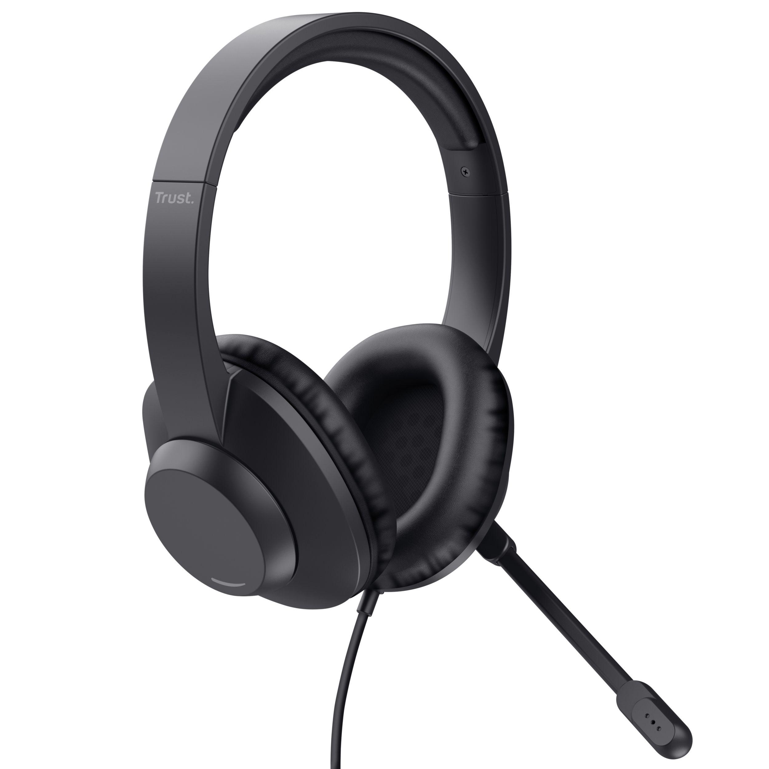 Headset TRUST Ayda Max (Binaural - Com fios - Circum-aural - Preto) — miniatura 2