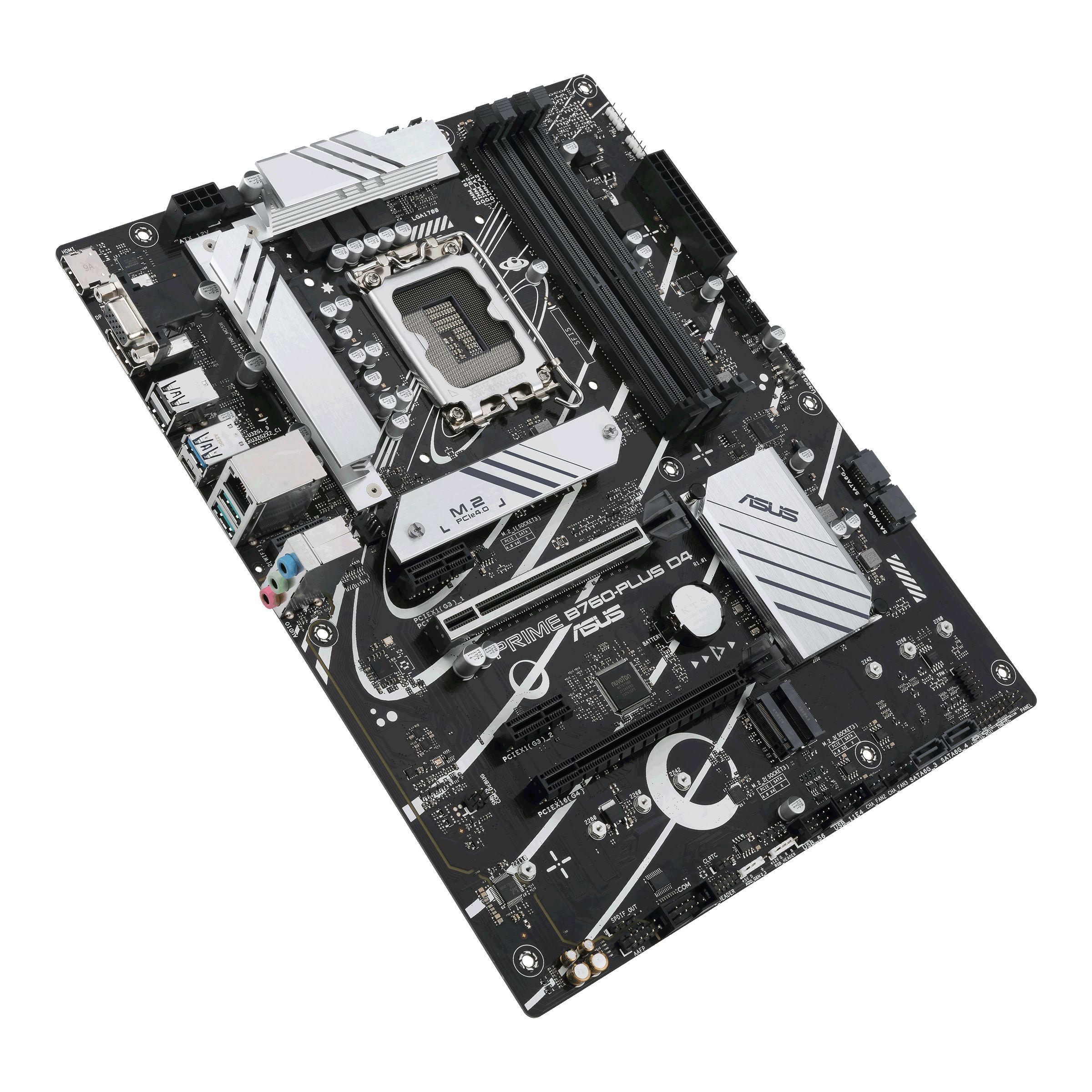 Motherboard ASUS PRIME B760-PLUS D4 (LGA 1700 - ATX - Duplo canal) — miniatura 4