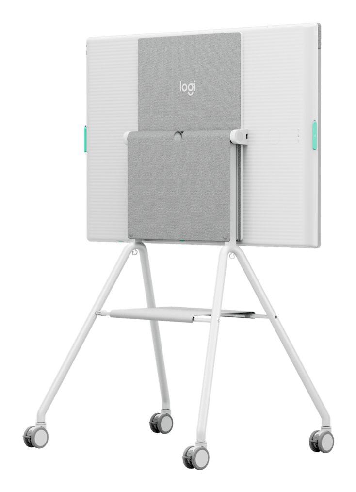 Carrinho Multimédia LOGITECH Rally Board 65 Cart White (Para ecrã de 65" - Cinzento/Branco) — miniatura 3