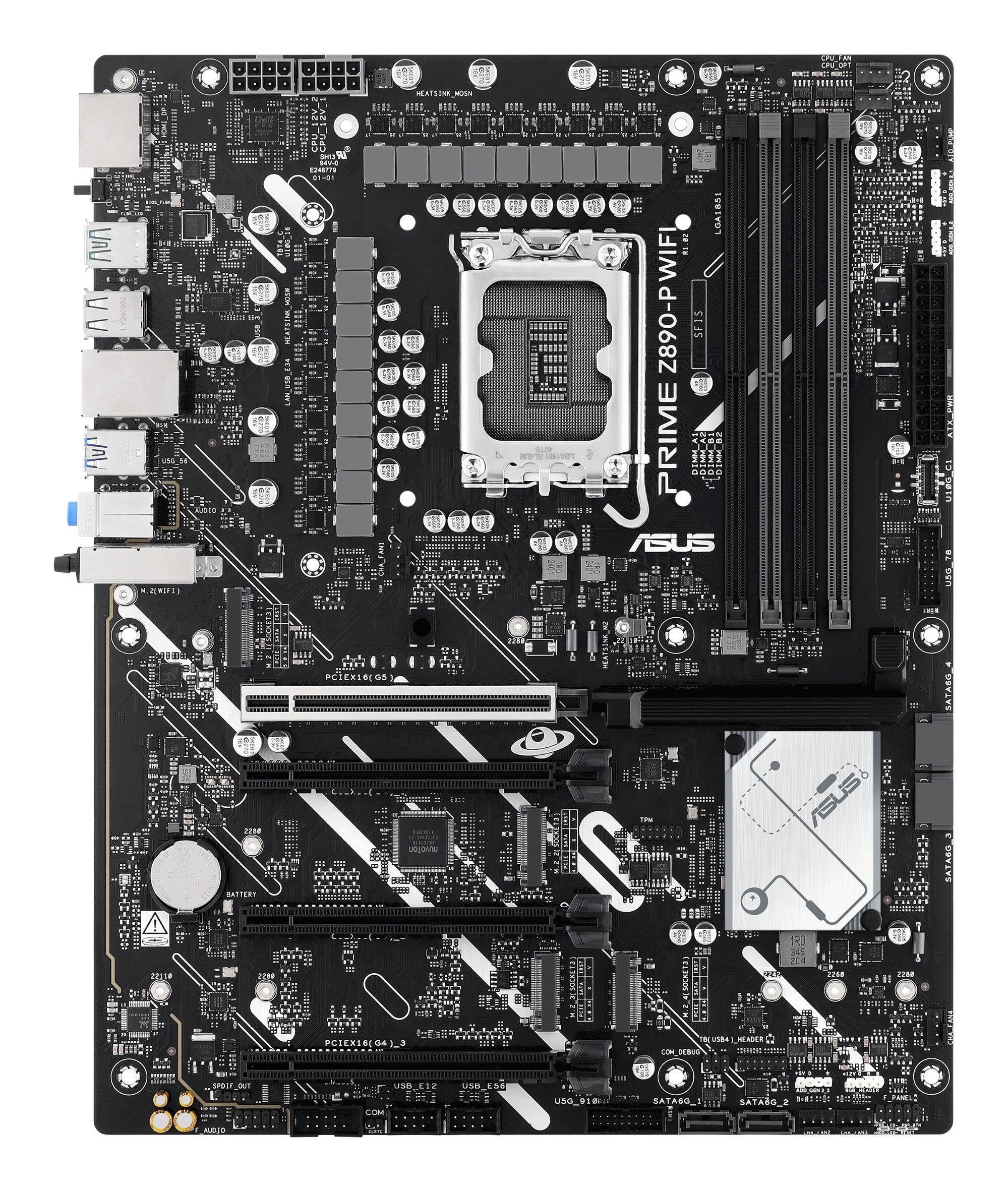 Motherboard ASUS PRIME Z890-P WIFI (LGA 1851 (Socket V1) - Intel Core Ultra - ATX - Preto), miniatura 2