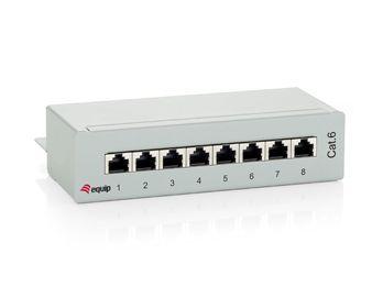 Painel de Patch EQUIP 227369 (8 Portas RJ45 Cat6 FTP Desktop - Cinzento)