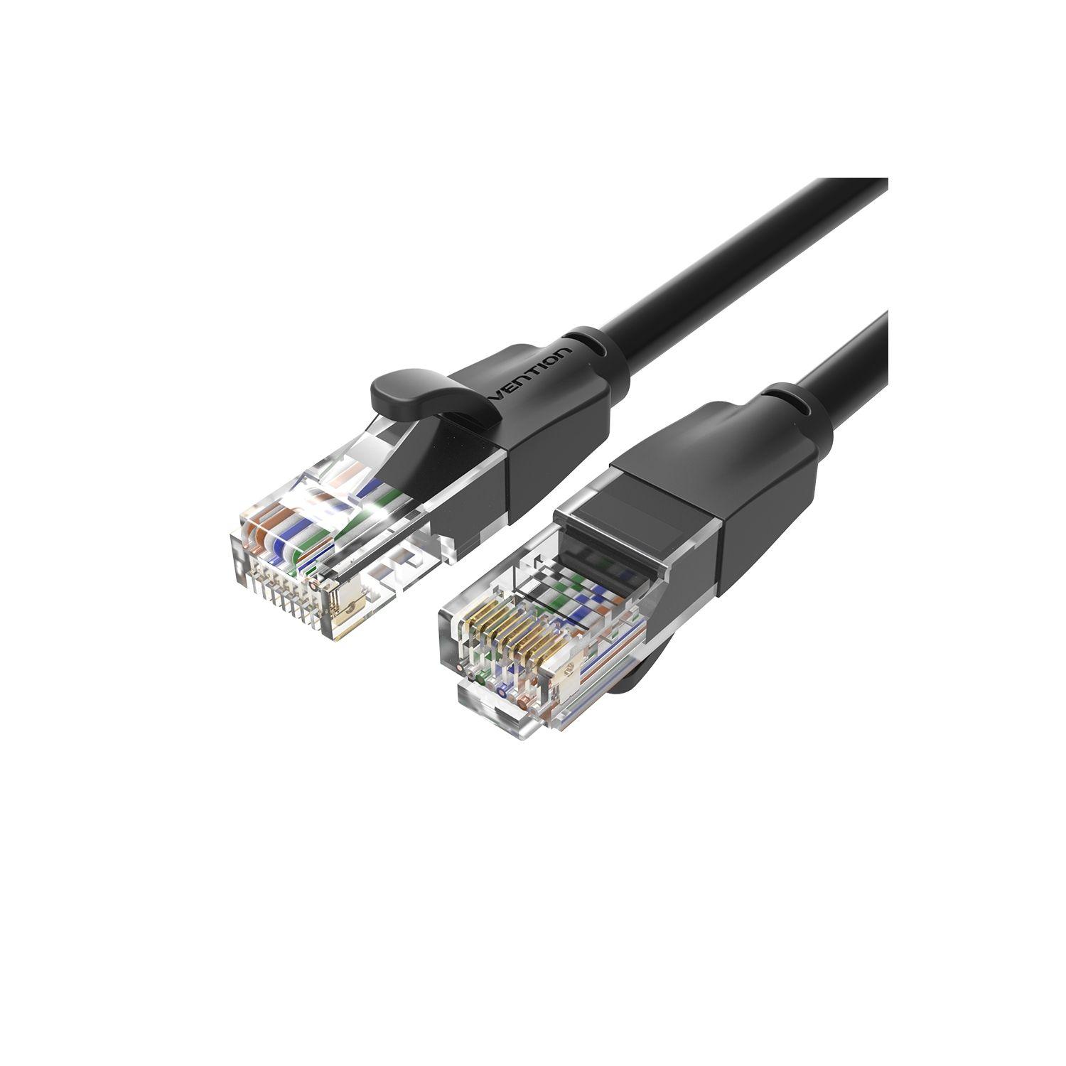 Cabo de Rede RJ45 VENTION IBEBQ (20 m - Cat6 - RJ-45 - Preto), miniatura 2