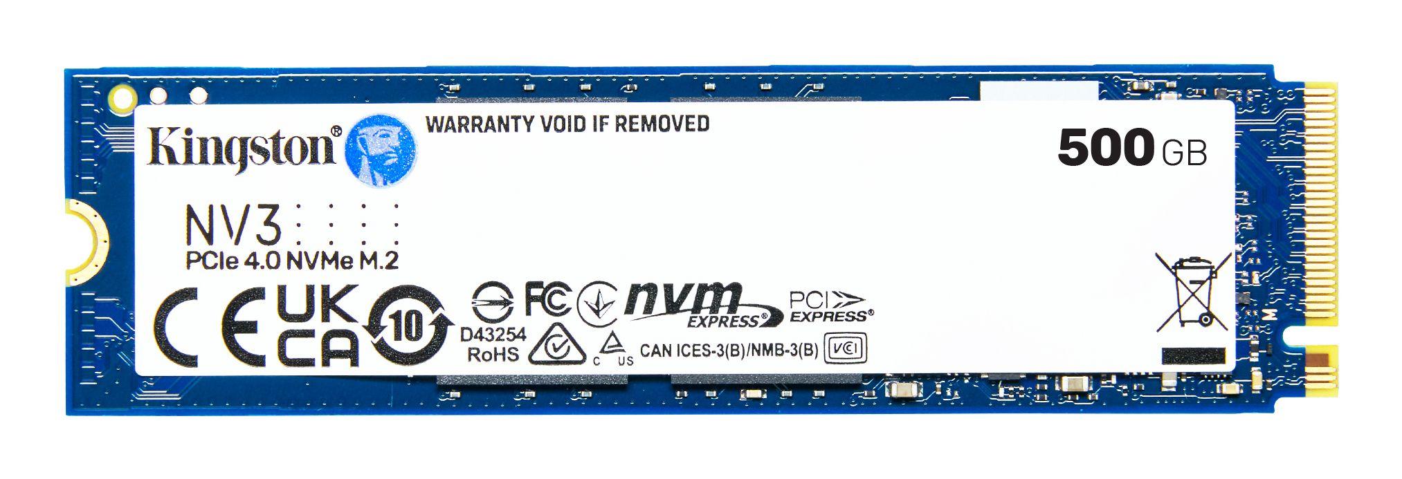 SSD KINGSTON NV3 SNV3S/500G (500 GB - M.2 2280 - PCI Express 4.0 NVMe), miniatura 3