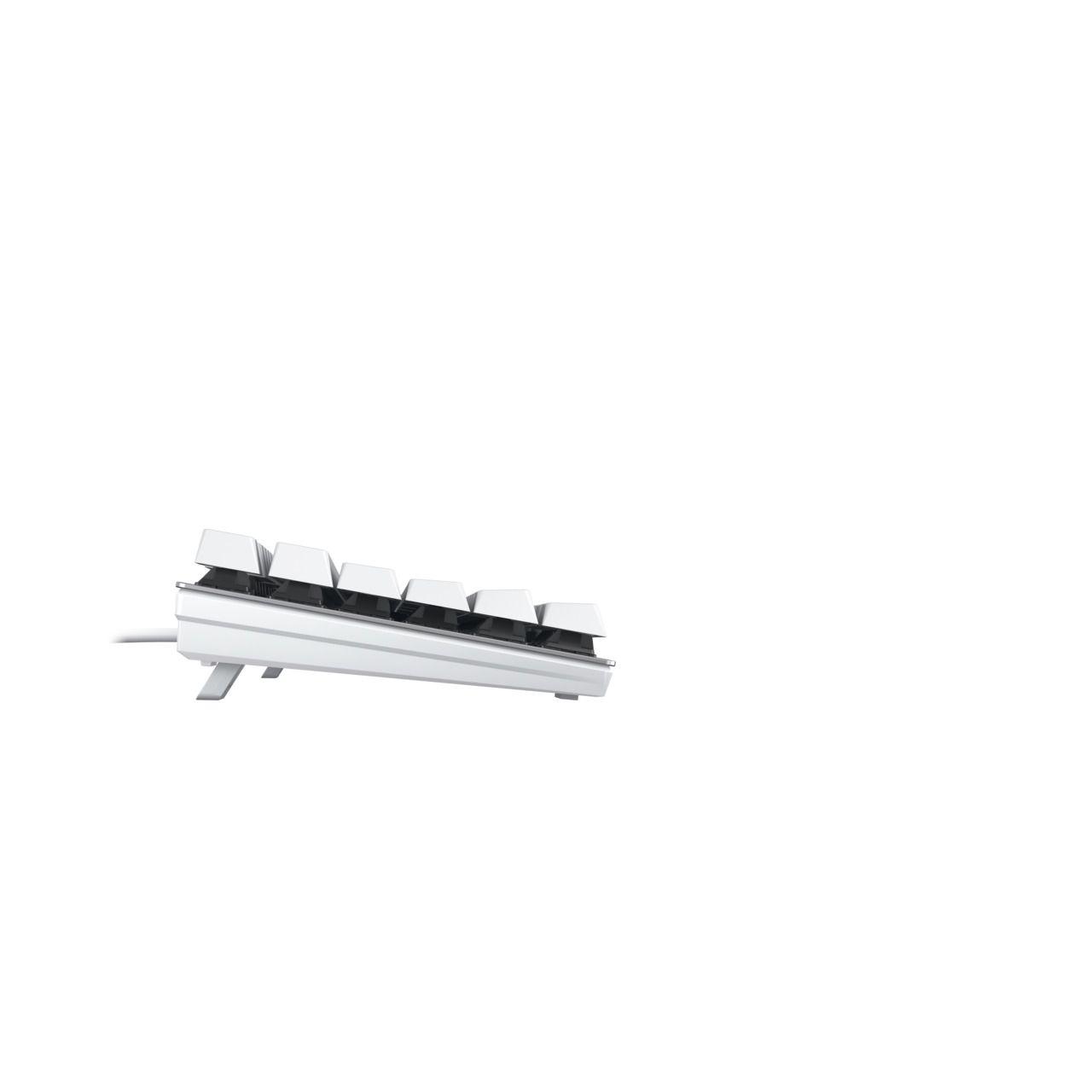 Teclado CHERRY KC 200 MX (Alemão - Cherry MX Silent Red - Tamanho completo - Prateado e Branco) — miniatura 3