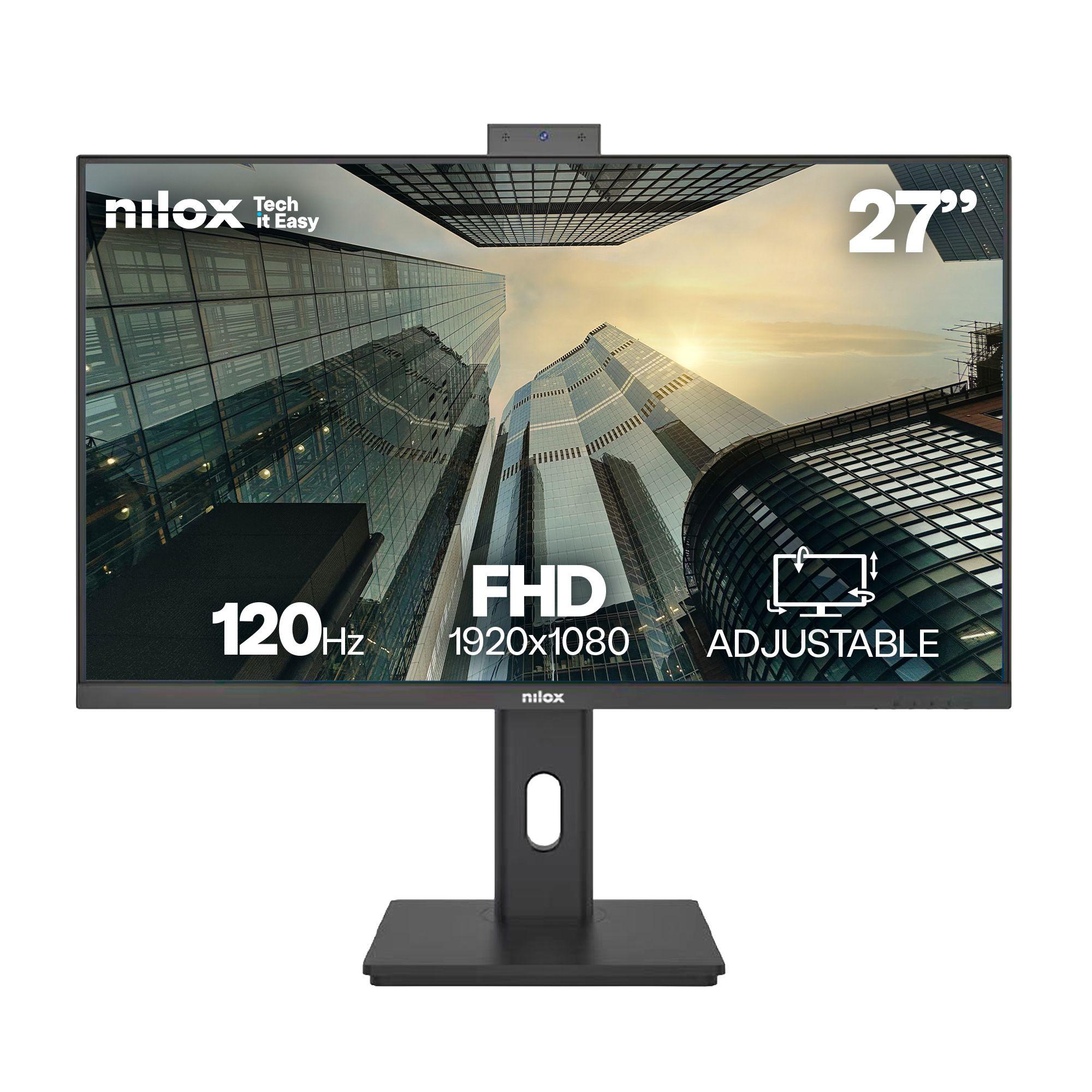 Monitor NILOX NXM27RWEB02B (27" - IPS - 120 Hz - Preto)